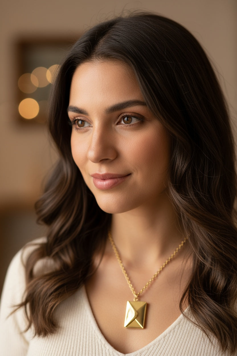 COLLAR CARTA "TE AMO"