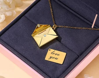 COLLAR CARTA "TE AMO"